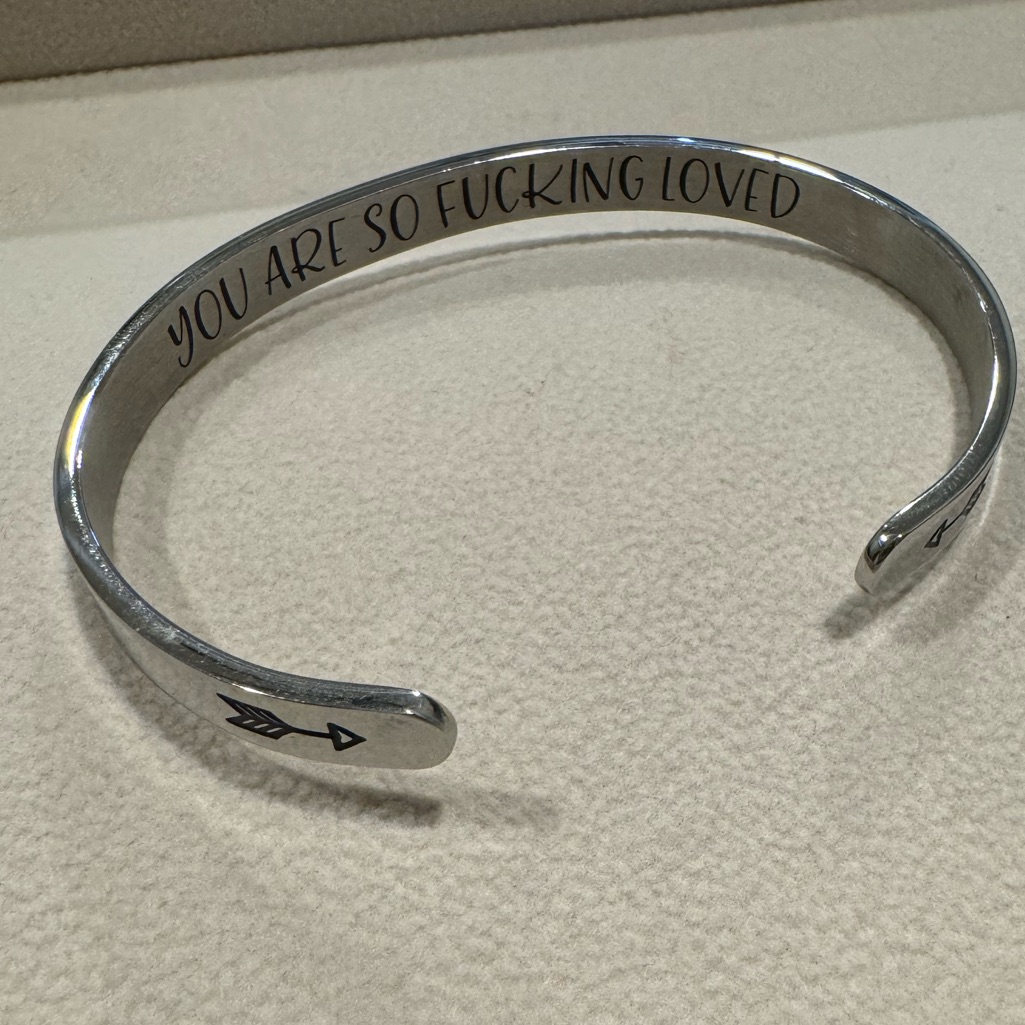 Joycuff Bangle Bracelet Women - You Are So Fucking Loved